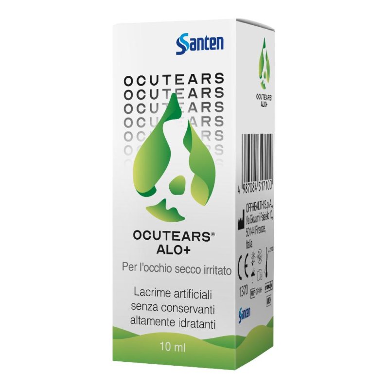 Ocutears Alo+ 0,4% Collirio per Secchezza Oculare 10ml Ocutears Alo+ 0,4% Collirio per Secchezza Oculare 10ml