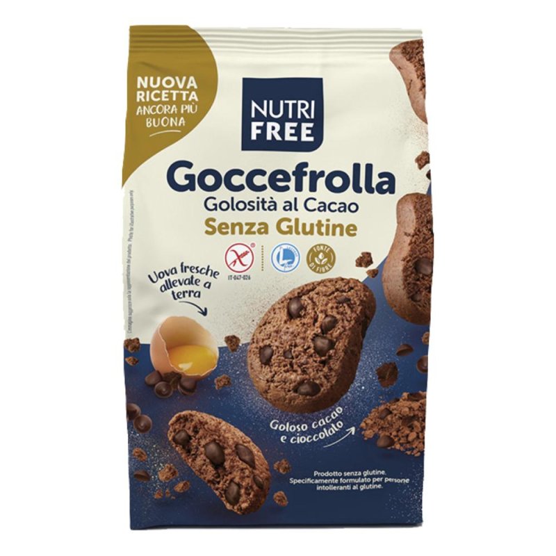 Nutrifree Goccefrolla Golosita' Al Cacao 300 g Senza Glutine Nutrifree Goccefrolla Golosita' Al Cacao 300 g Senza Glutine