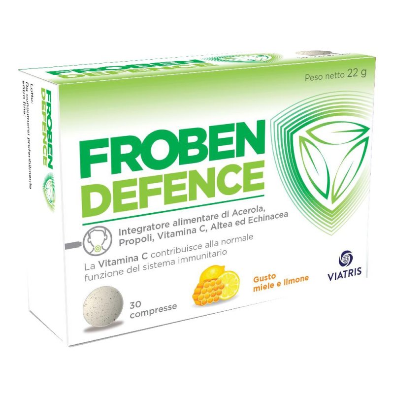 Froben - Defence Integratore Gola Confezione 30 Compresse Froben - Defence Integratore Gola Confezione 30 Compresse