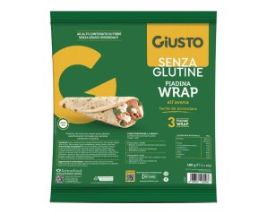 GIUSTO S/G WRAP AVENA 3X60G