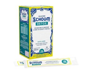 Zentiva Soluzione Schoum - Detox Integratore Gusto Limone 20 Stick
