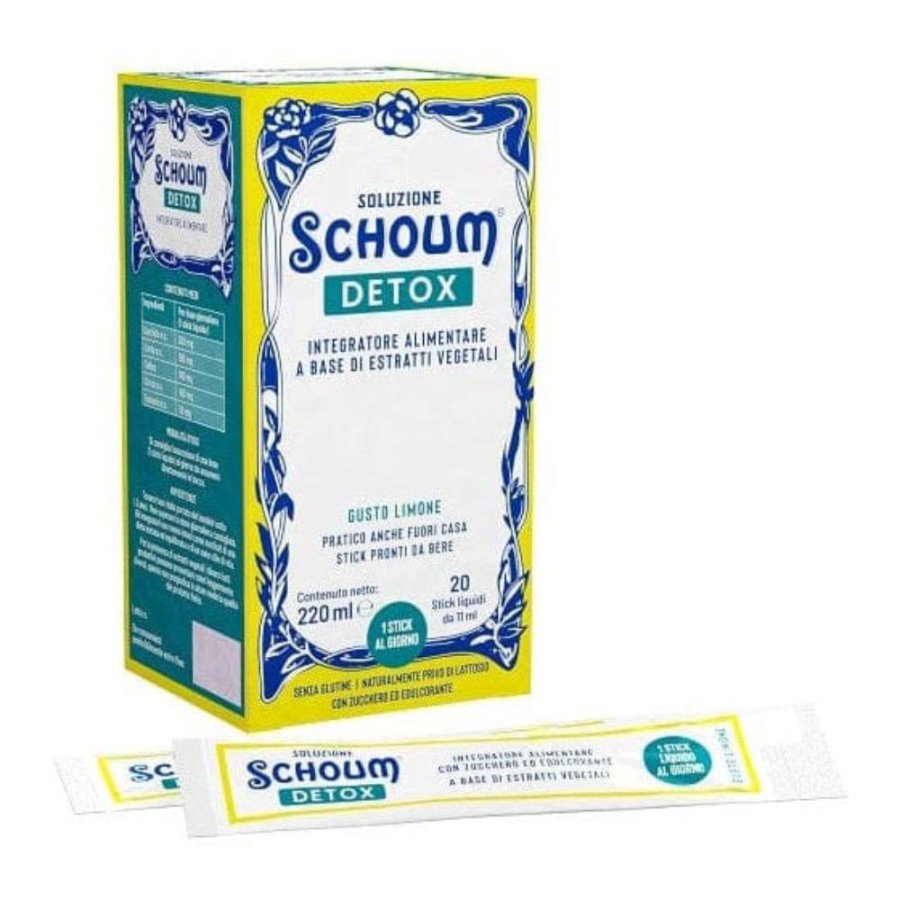 Zentiva Soluzione Schoum - Detox Integratore Gusto Limone 20 Stick Zentiva Soluzione Schoum - Detox Integratore Gusto Limone 20 Stick