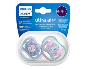 Avent succhietto Ultra Air 6-18m papera/cavallino - succhietti ortodontici 6-18 mesi