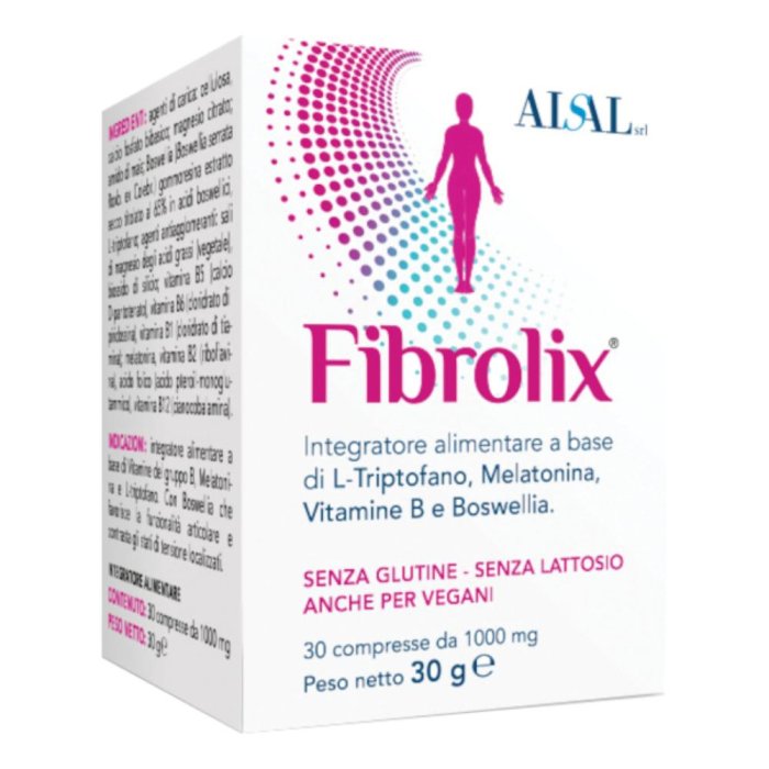 Fibrolix Aisal - Integratore Alimentare per Funzionalit&agrave; Articolare e Contrasto alla Tensione Muscolare 30 compresse