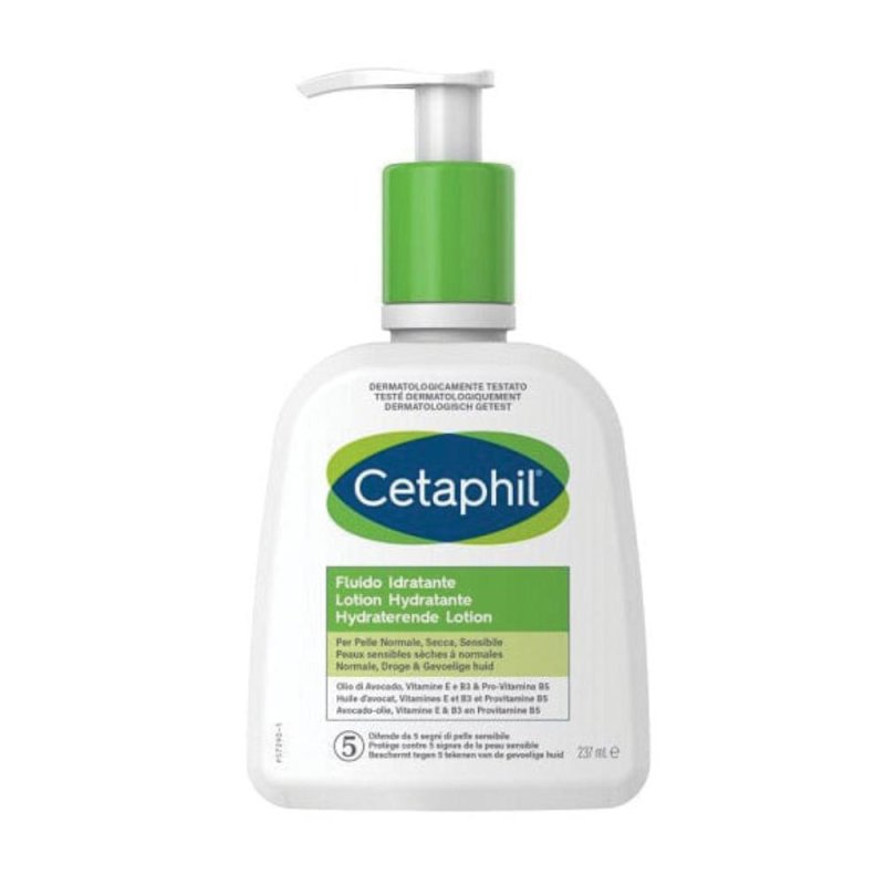 Cetaphil Fluido Idratante per Pelle Normale Secca e Sensibile 237ml Cetaphil Fluido Idratante per Pelle Normale Secca e Sensibile 237ml
