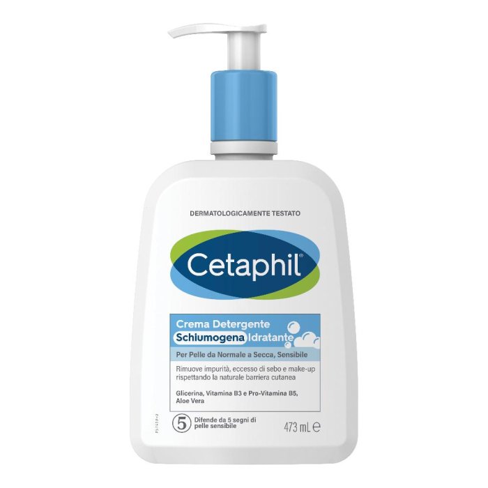Cetaphil Crema Detergente Schiumogena Idratante Pelle Normale Secca 473ml Cetaphil Crema Detergente Schiumogena Idratante Pelle Normale Secca 473ml