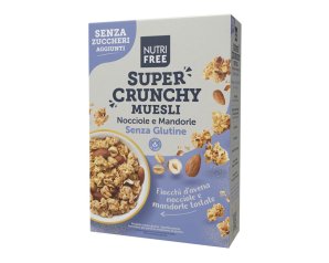 Nutrifree super crunchy muesli nocciole e mandorle senza zuccheri aggiunti 300 g