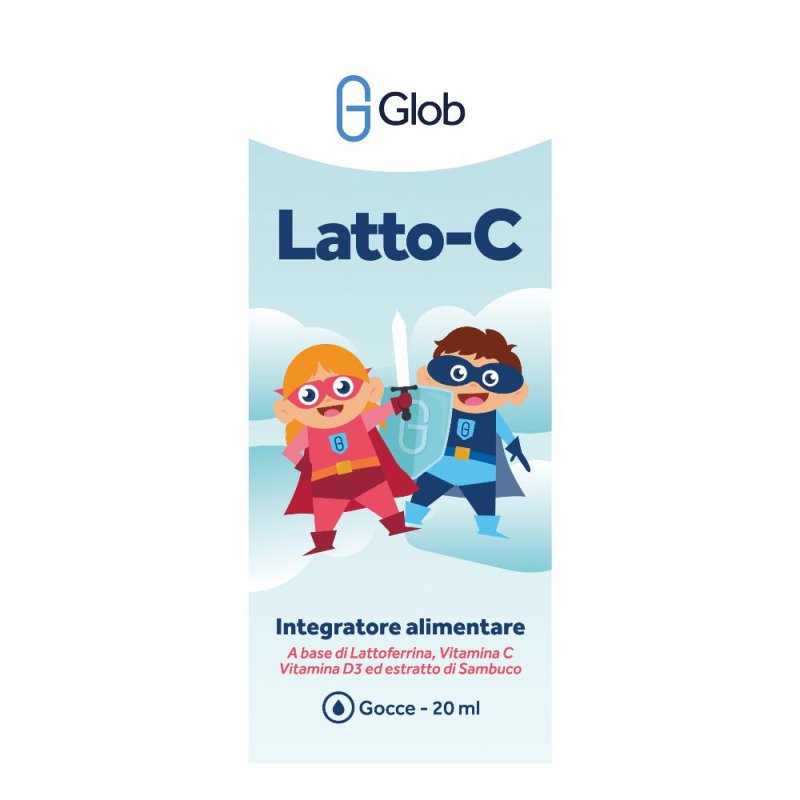 Latto C 20 ml Integratore in Gocce con Vitamina C per Bambini e Adulti Latto C 20 ml Integratore in Gocce con Vitamina C per Bambini e Adulti