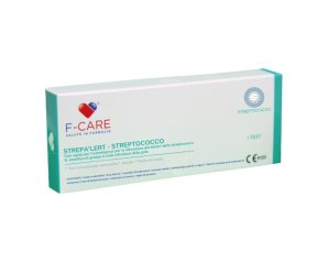 F-Care autotest streptococco - test rapido autodiagnostico per streptococco su tampone faringeo