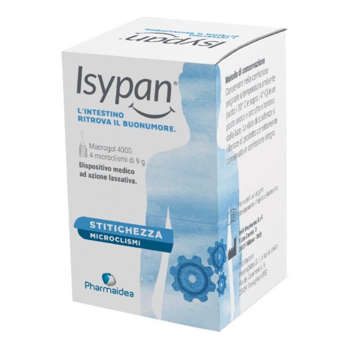 Pharmaidea Isypan - Stitichezza Adulti 4 Microclismi Pharmaidea Isypan - Stitichezza Adulti 4 Microclismi