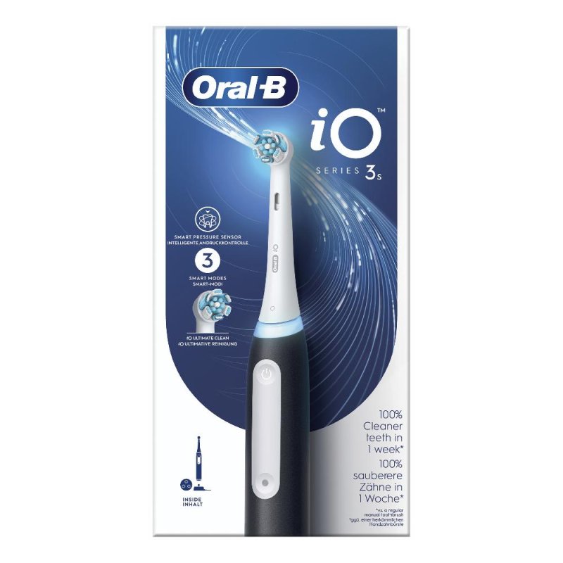 Spazzolino Elettrico Oral-B IO 3 Black Spazzolino Elettrico Oral-B IO 3 Black