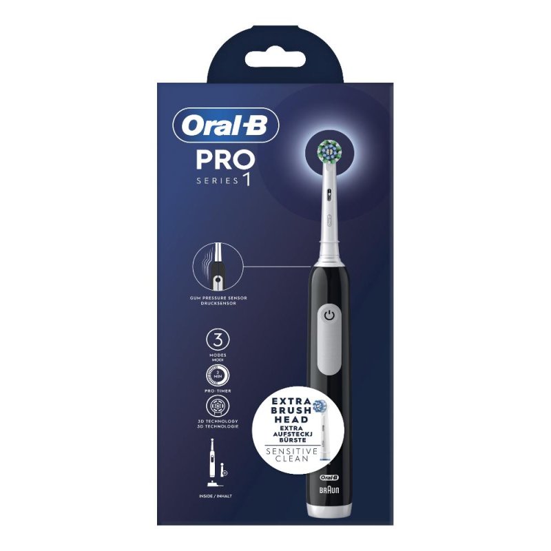 Oral-B Pro Series 1 Black Spazzolino Elettrico Ricaricabile Oral-B Pro Series 1 Black Spazzolino Elettrico Ricaricabile