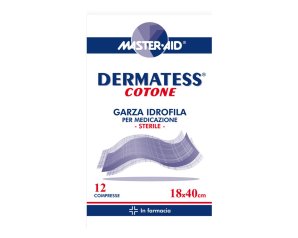 Master-Aid Dermatess - Compresse di Garza Sterile 18x40cm 12 veli