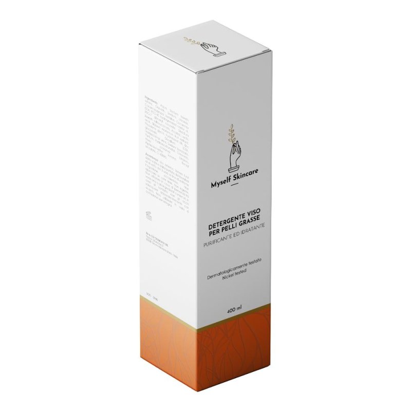 MY SELF Skincare Detergente Viso Pelli Grasse e Miste Purificante Delicato per la Detersione Quotidiana