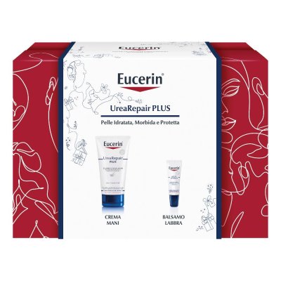 Eucerin Cofanetto UreaRepair Plus Crema Mani 75ml + Balsamo Labbra 10ml