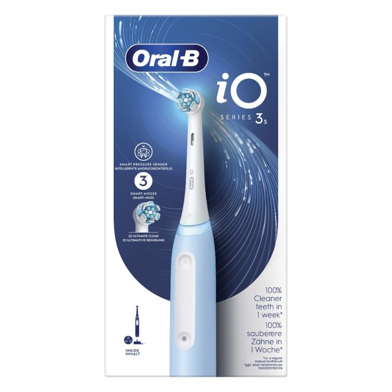 Spazzolino Elettrico Oral-B IO3 Ice Blue Spazzolino Elettrico Oral-B IO3 Ice Blue