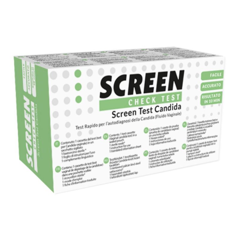 Test Candida Vaginale Rapido Screen Autodiagnostico per Infezioni da Candida 1 Test