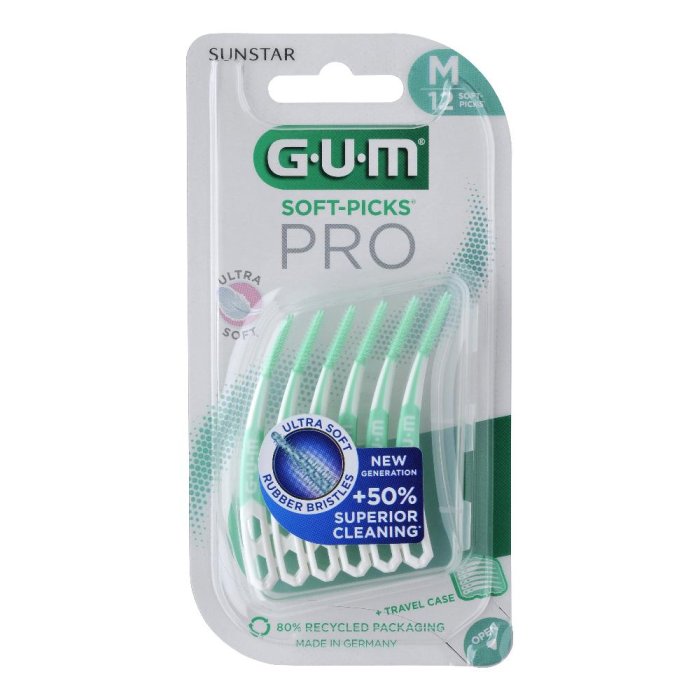 Gum Scovolino Soft-Pricks Pro Medium 12 Pezzi Gum Scovolino Soft-Pricks Pro Medium 12 Pezzi