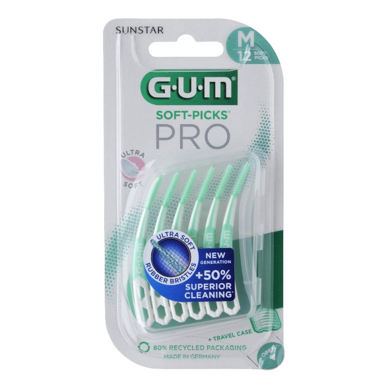 Gum Scovolino Soft-Pricks Pro Medium 12 Pezzi Gum Scovolino Soft-Pricks Pro Medium 12 Pezzi