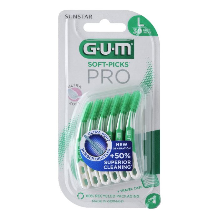 Gum Soft Picks Pro Large Scovolino Interdentale 30 Pezzi Gum Soft Picks Pro Large Scovolino Interdentale 30 Pezzi