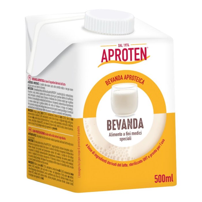 Aproten bevanda 500 ml - bevanda aproteica pronta da bere Aproten bevanda 500 ml - bevanda aproteica pronta da bere