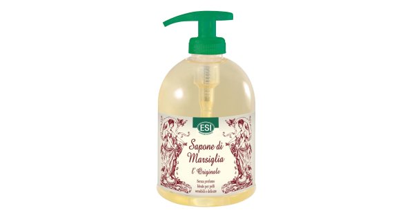 Esi Sapone di Marsiglia - L'originale Detergente Liquido Naturale, 500ml