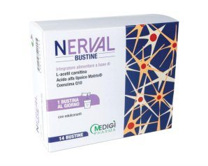 Nerval Integratore Alimentare 14 Bustine | Supporto del Sistema Nervoso e della Funzione Psicologica