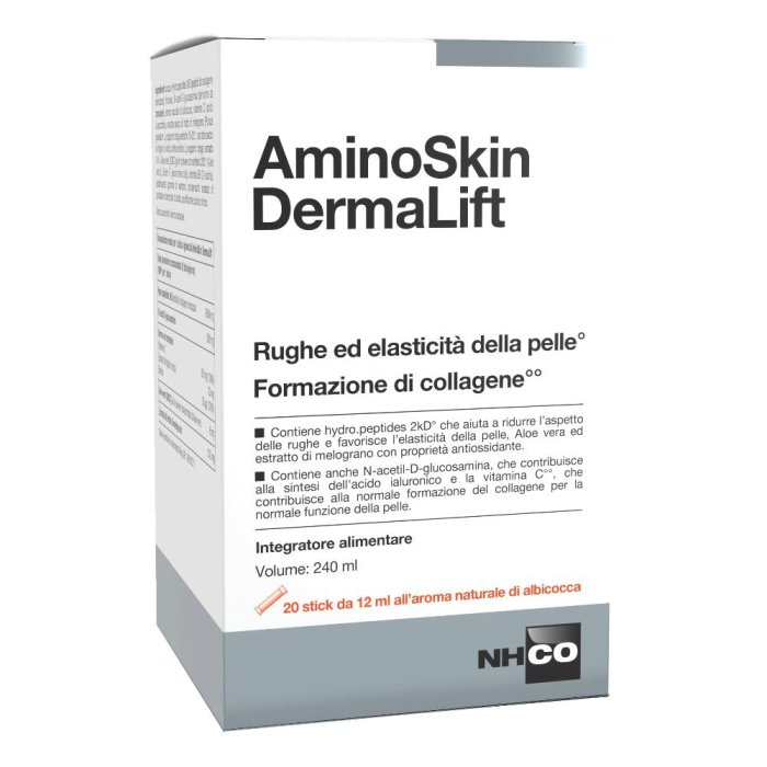 Aminoskin Dermalift 20 bustine - integratore per pelle e tessuti a base di aminoacidi Aminoskin Dermalift 20 bustine - integratore per pelle e tessuti a base di aminoacidi