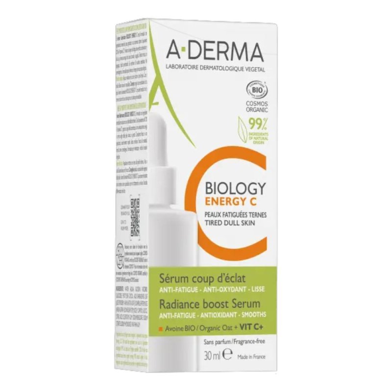 A-Derma Biology Energy C Siero Viso Illuminante Levigante 30 ml A-Derma Biology Energy C Siero Viso Illuminante Levigante 30 ml