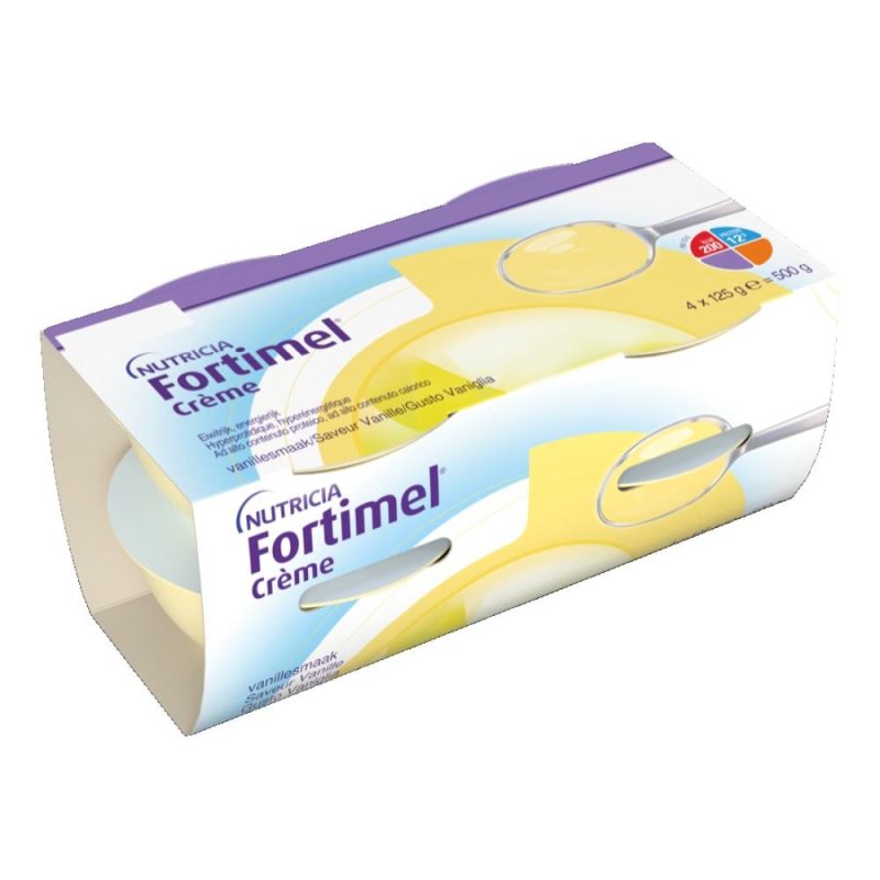 Fortimel Creme gusto vaniglia 4x125 g - dessert cremoso iperproteico alla vaniglia Fortimel Creme gusto vaniglia 4x125 g - dessert cremoso iperproteico alla vaniglia