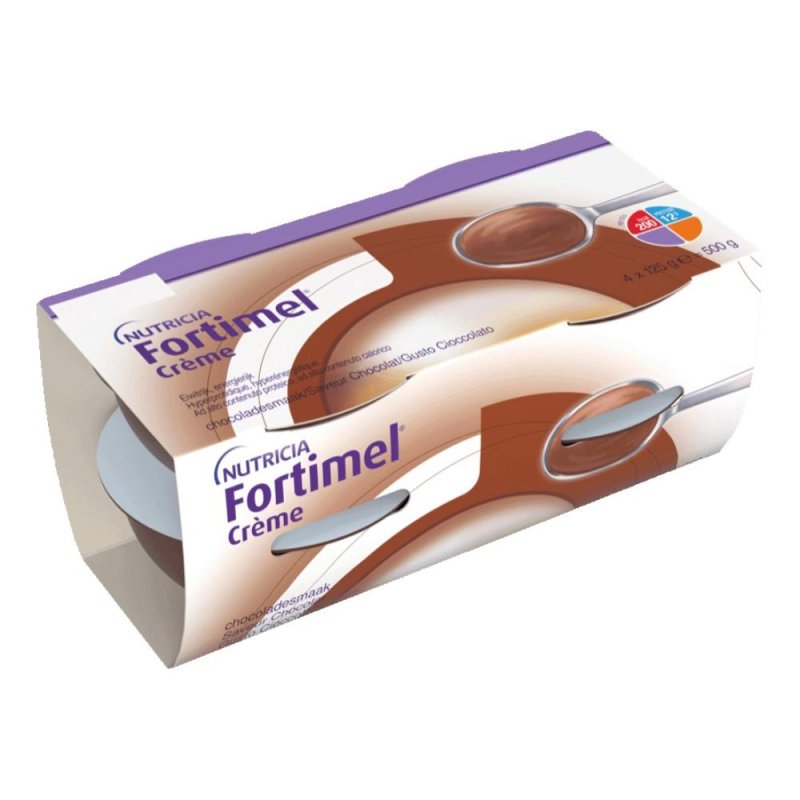 Fortimel Creme gusto cioccolato 4x125 g - dessert cremoso iperproteico al cioccolato Fortimel Creme gusto cioccolato 4x125 g - dessert cremoso iperproteico al cioccolato