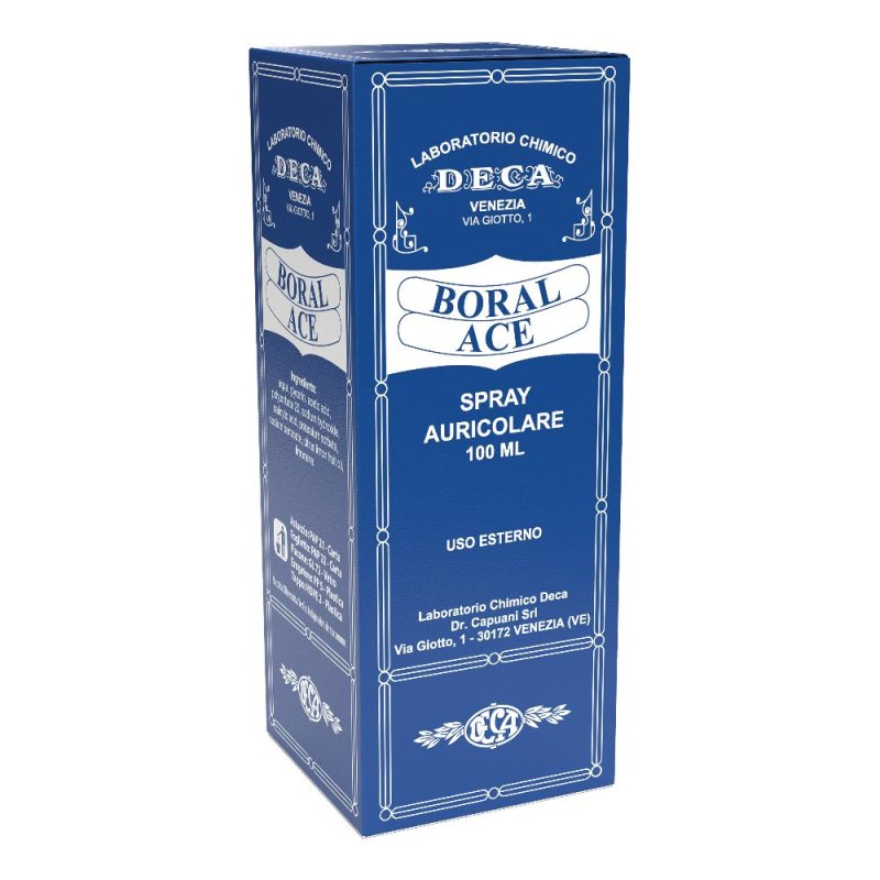 Boral ACE Spray Auricolare per la Pulizia delle Orecchie 100ML Boral ACE Spray Auricolare per la Pulizia delle Orecchie 100ML