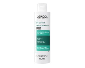 Vichy Dercos Shampoo Sebo Regolatore Trattante Capelli Grassi 200ml
