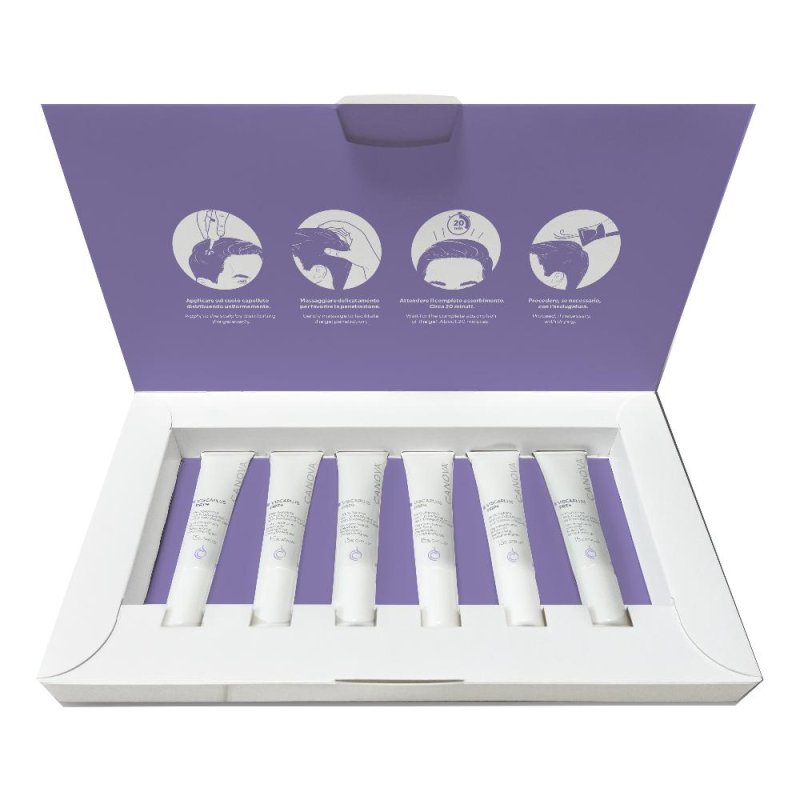 Canova Viscaplus PRP+ Gel Rinforzante per Capelli: Trattamento Anti-Caduta Efficace 6 tubi da 12 ml