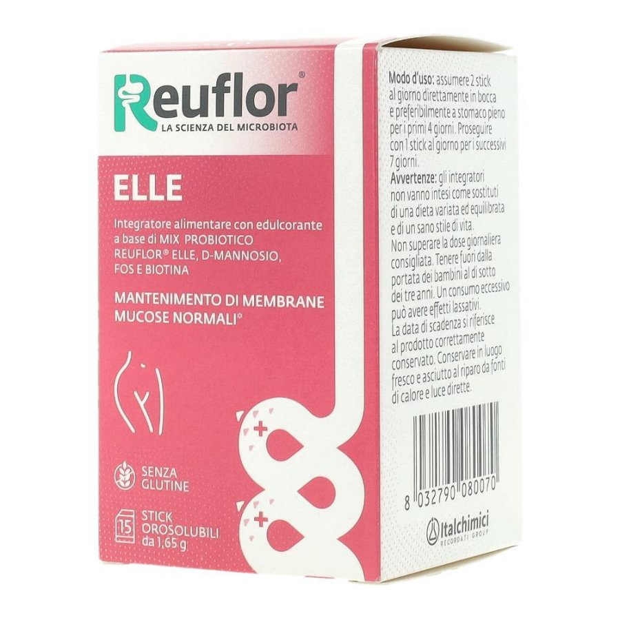 Reuflor Elle 15 Stick - Integratore per la Flora Vaginale Reuflor Elle 15 Stick - Integratore per la Flora Vaginale