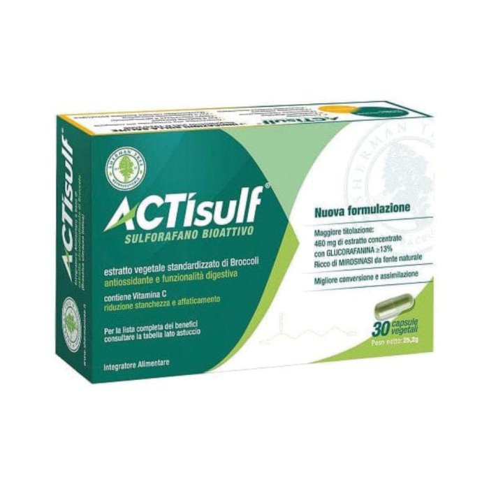 Sherman Tree ACTisulf Sulforafano Bioattivo Integratore 30 Capsule Vegetali Sherman Tree ACTisulf Sulforafano Bioattivo Integratore 30 Capsule Vegetali