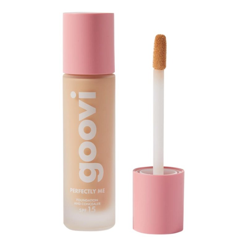 Goovi Perfectly Me Fondotinta e Correttore Colore 04 Shell, 28ml Goovi Perfectly Me Fondotinta e Correttore Colore 04 Shell, 28ml