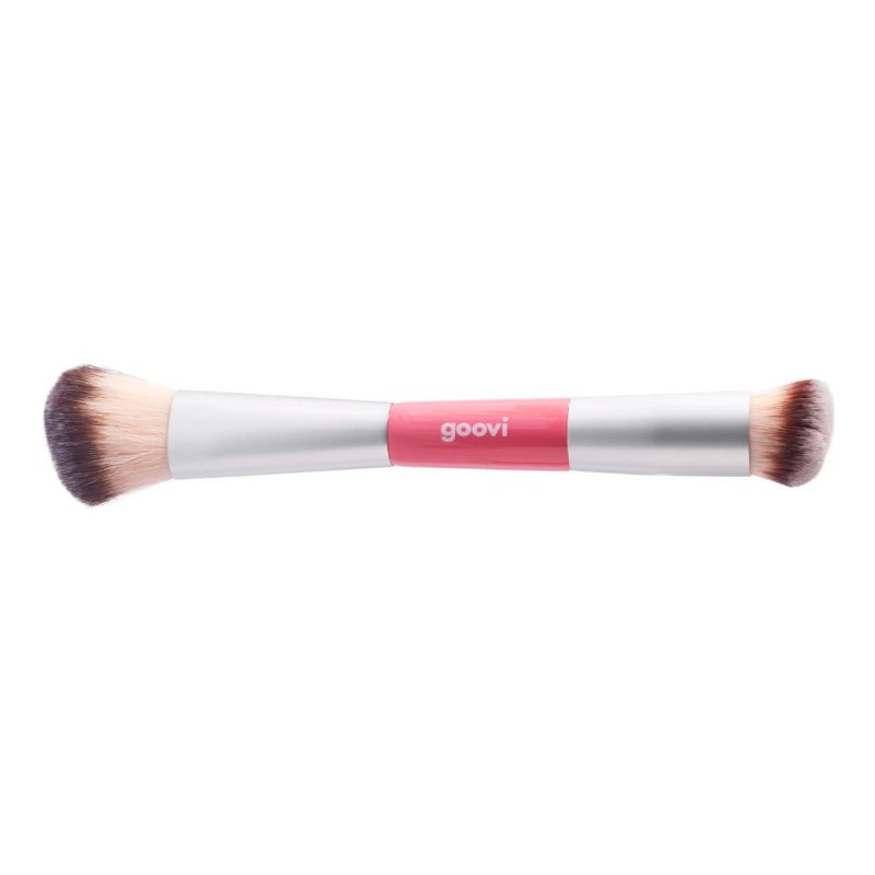 Goovi Pennello Duo Viso Blush E Illuminante Ipoallergenico Goovi Pennello Duo Viso Blush E Illuminante Ipoallergenico
