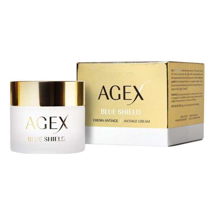 Agex Blue Shield Pharcos Siero Viso Antiossidante Protettivo Luce Blu 50 Millilitri Agex Blue Shield Pharcos Siero Viso Antiossidante Protettivo Luce Blu 50 Millilitri