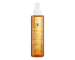 Vichy Capital Soleil Cell Protect Olio Invisibile 200ml SPF 50+ protezione alta per viso, corpo e capelli