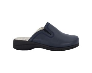 NEW TOFFEE LEATHER W NAVY BL38