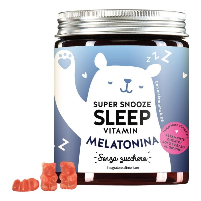 Bwb Super Snooze Sleep Caramelle Gommose per il Sonno Rilassante 45 Pezzi Integratore Notte Serena Bwb Super Snooze Sleep Caramelle Gommose per il Sonno Rilassante 45 Pezzi Integratore Notte Serena