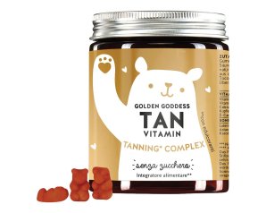 Bears With Benefits Golden Goddess Tan Vitamin Integratore per l'Abbronzatura 45 caramelle gommose