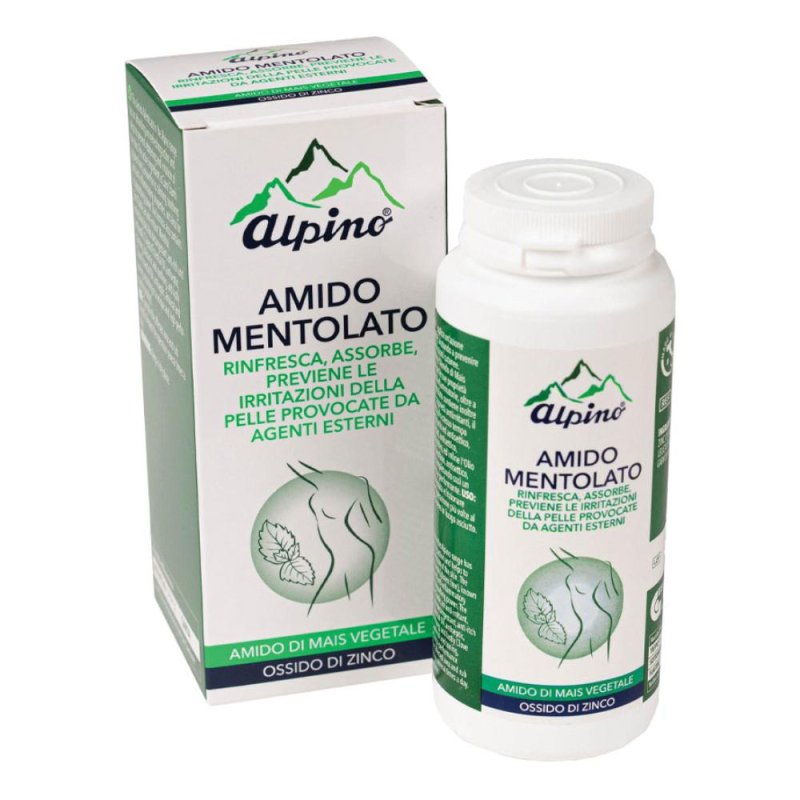 Alpino Amido Mentolato  100  G - farine e ingredienti per ricette dolci e salate, anche senza glutine