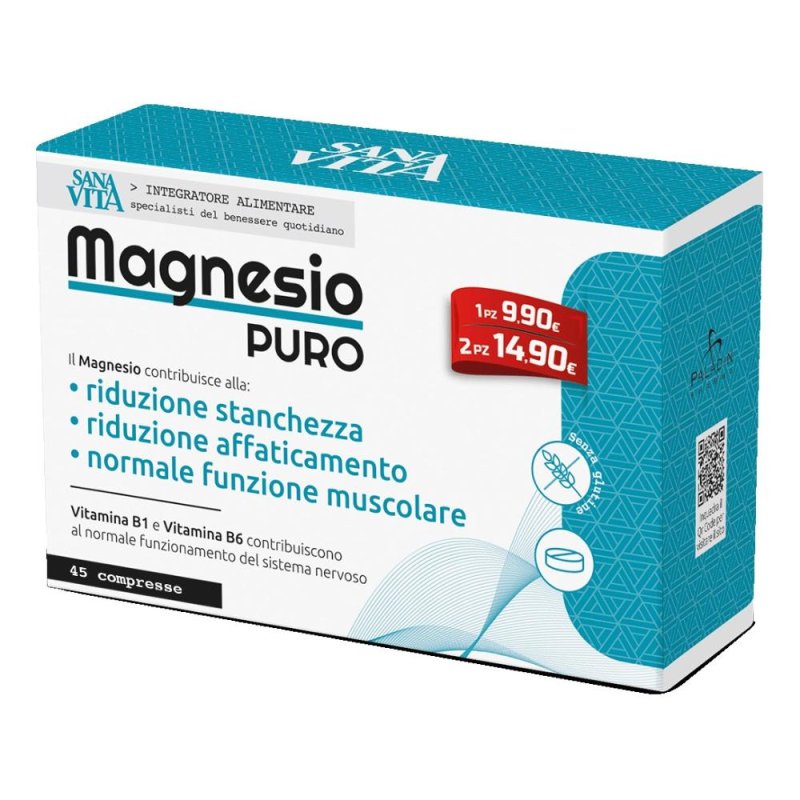 Sanavita Magnesio Puro 45 Compresse Sanavita Magnesio Puro 45 Compresse