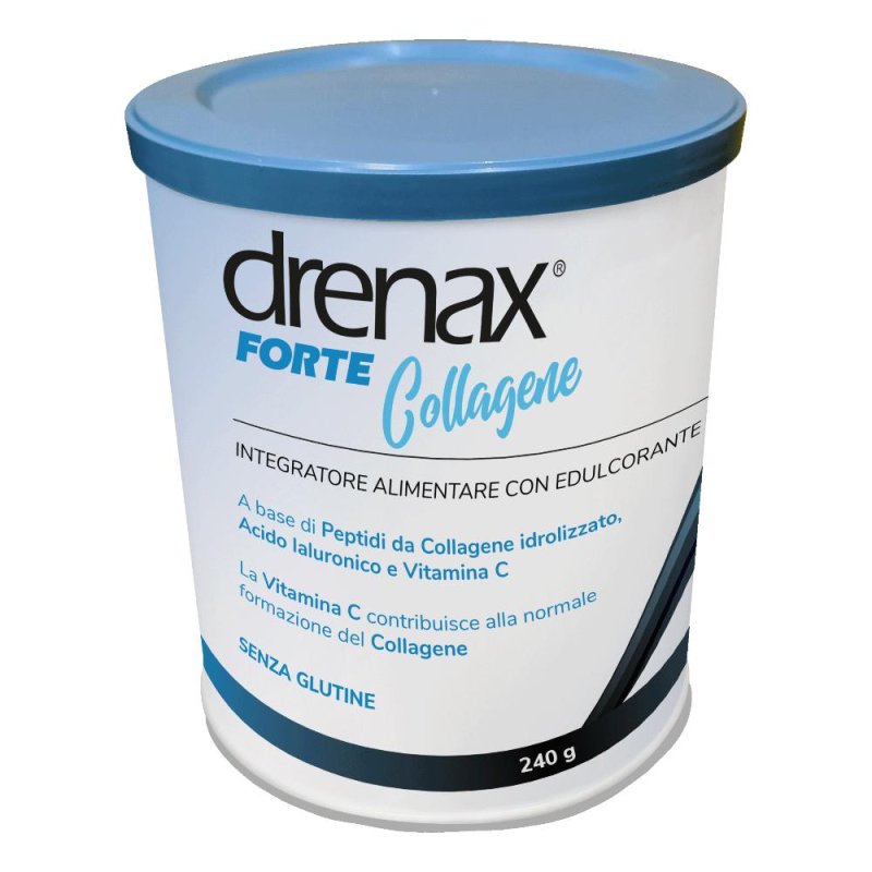 Drenax Forte Collagene 240 g - integratore drenante con collagene per gambe e microcircolo Drenax Forte Collagene 240 g - integratore drenante con collagene per gambe e microcircolo