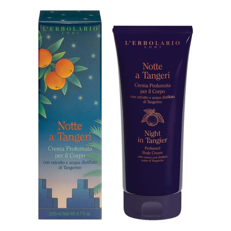 Notte Tangeri crema corpo 200 ml - crema corpo nutriente profumata Notte Tangeri crema corpo 200 ml - crema corpo nutriente profumata