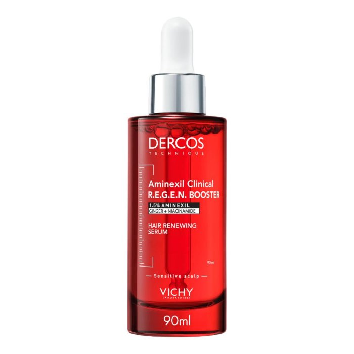 VICHY Dercos Aminexil Clinical R.E.G.E.N. Booster 90 ml Contrasta la Caduta Temporanea e Stimola la Crescita dei Capelli Esistenti VICHY Dercos Aminexil Clinical R.E.G.E.N. Booster 90 ml Contrasta la Caduta Temporanea e Stimola la Crescita dei Capelli Esistenti