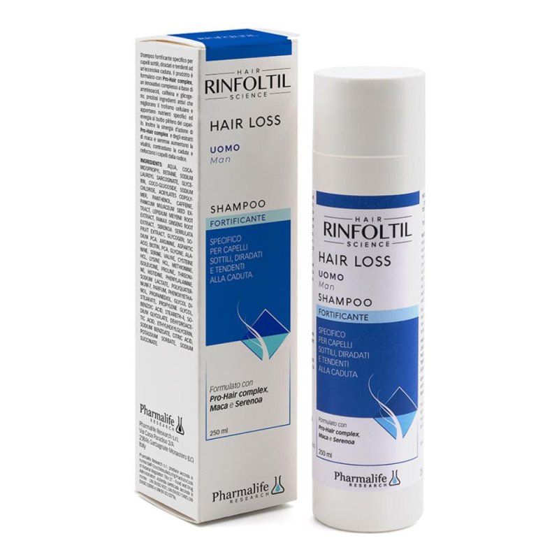 Rinfoltil Hair Loss Shampoo Anticaduta Rinforzante 250 ml Trattamento Caduta Capelli Rinfoltil Hair Loss Shampoo Anticaduta Rinforzante 250 ml Trattamento Caduta Capelli