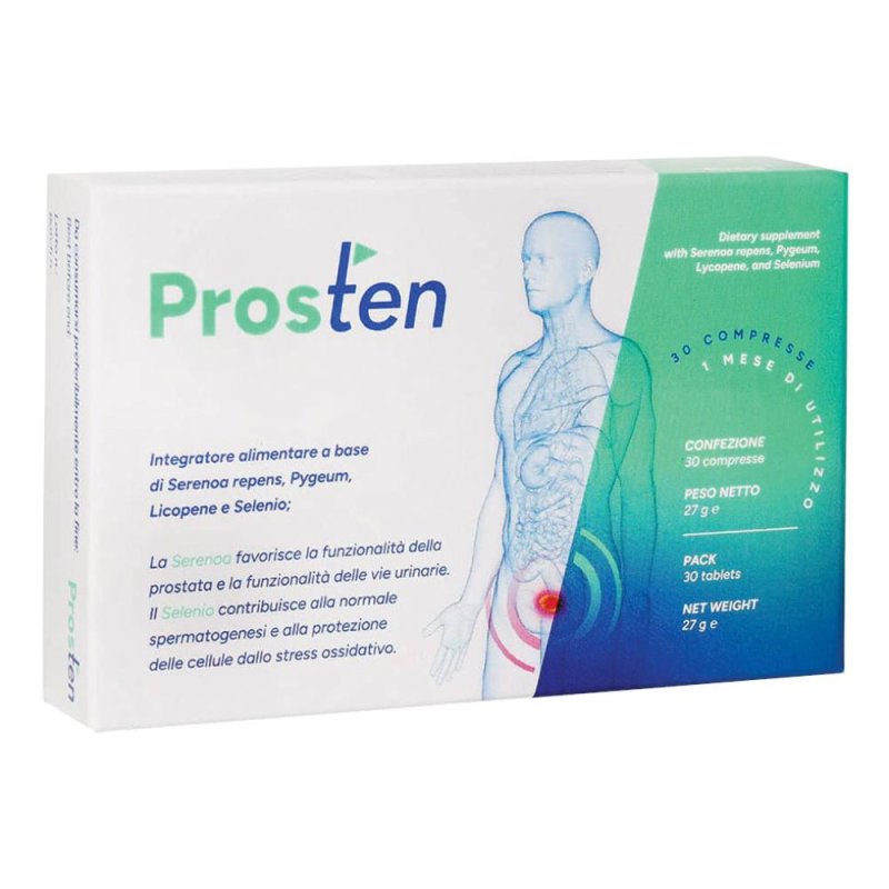 Prosten 30 Compresse Integratore per il Benessere della Prostata e delle Vie Urinarie Uomo Prosten 30 Compresse Integratore per il Benessere della Prostata e delle Vie Urinarie Uomo